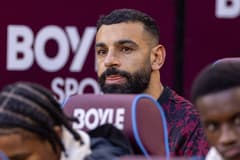 Mo Salah was left on the Liverpool bench against West Ham, 30 November