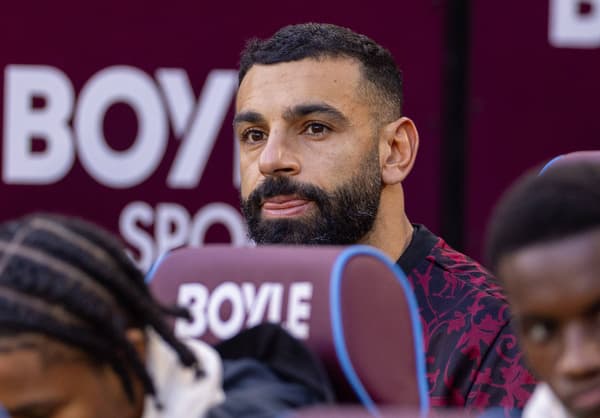 Mo Salah was left on the Liverpool bench against West Ham, 30 November