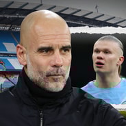 Pep Guardiola, Erling Haaland, Man City