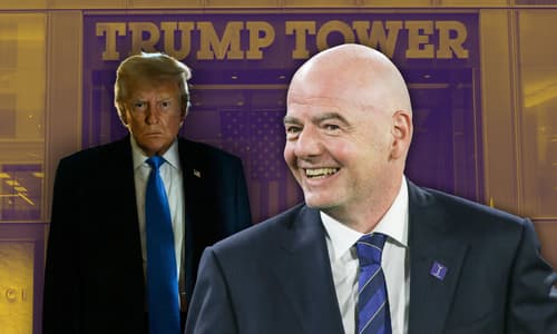 Gianni Infantino, Donald Trump, Trump Tower
