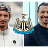 Nick Woltemade and Zlatan Ibrahimovic