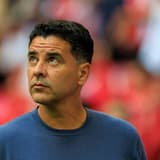 AFC Ajax v FK Vojvodina - UEFA Conference League AMSTERDAM, NETHERLANDS - JULY 30: Headcoach Michel Sanchez of AFC Ajax during the UEFA Conference League match between AFC Ajax and FK Vojvodina at Johan Cruijff Arena on July 30, 2026 in Amsterdam, N...