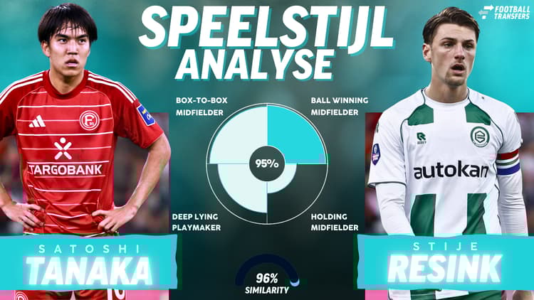 Satoshi Tanaka en Stije Resink vertonen veel gelijkenissen qua speelstijl.