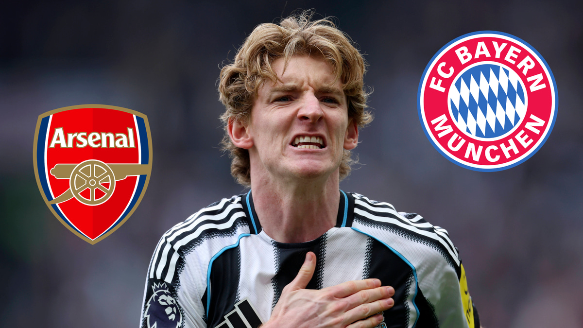 Anthony Gordon Arsenal Bayern Munich