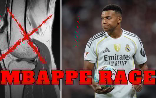 Kylian Mbappe has been left furious after Real Madrid's medical team scanned his wrong knee