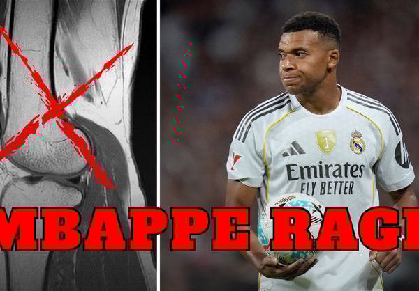 Kylian Mbappe has been left furious after Real Madrid's medical team scanned his wrong knee