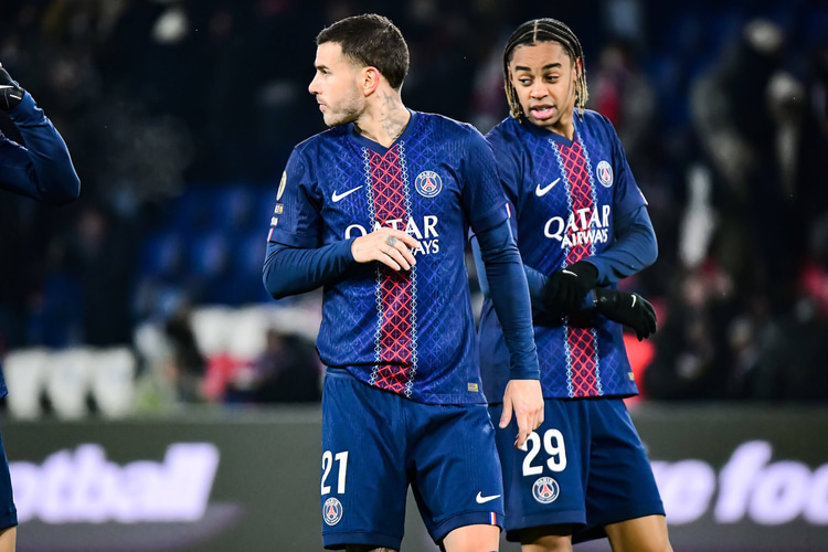Lucas Hernandez and Bradley Barcola