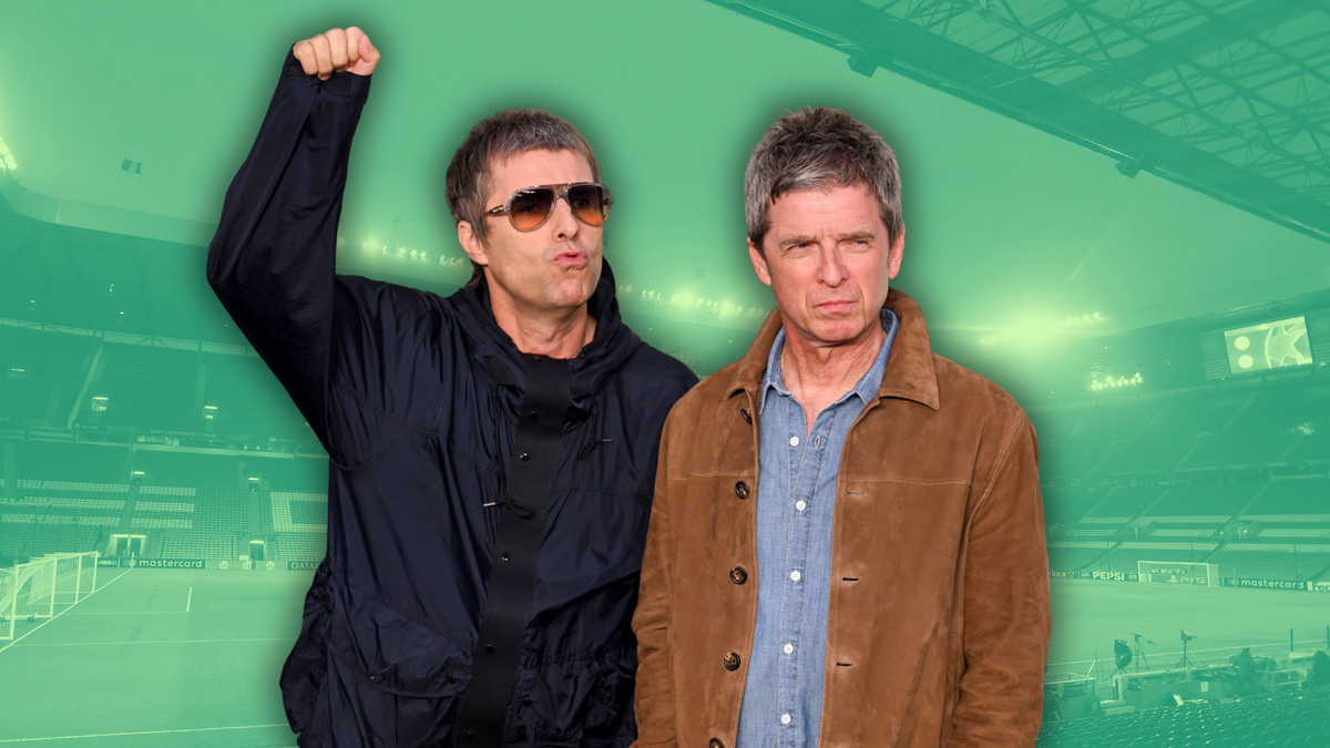 Liam and Noel Gallagher, Oasis, Celtic Park