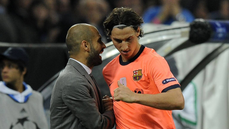Pep Guardiola Zlatan Ibrahimovic