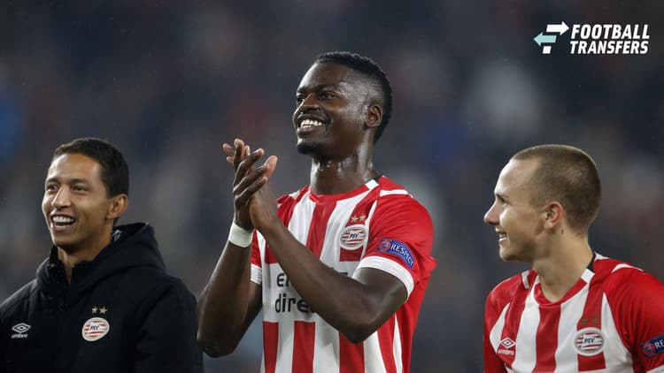 Nicolas Isimat-Mirin in zijn periode als PSV-speler.
