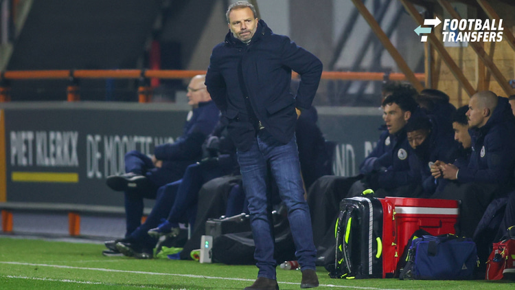 Maurice Steijn langs de lijn als trainer van Sparta Rotterdam