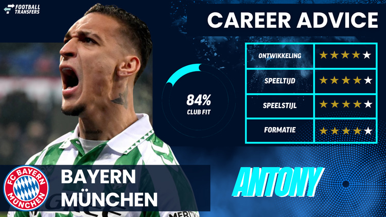 De Club Fit van Antony met Bayern München.