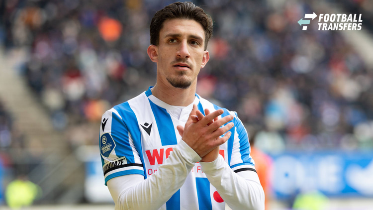 Vasilios Zagaritis in het shirt van sc Heerenveen.