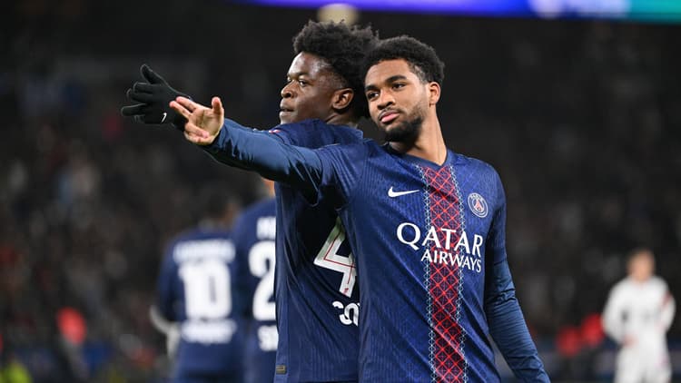 Quentin Ndjantou and Ibrahim Mbaye