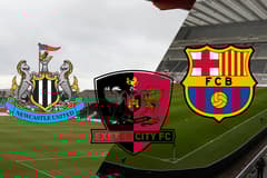 Exeter FC, Newcastle, Barcelona