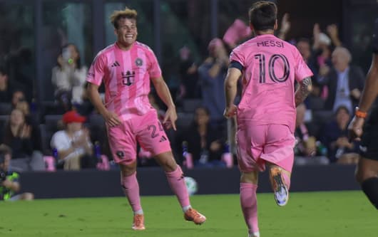 Mateo Silvetti and Lionel Messi with Inter Miami