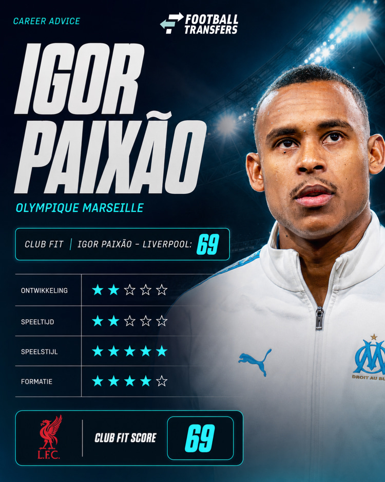 De Club Fit van Igor Paixão met Liverpool.