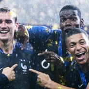 2018 World Cup final, France players