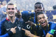 2018 World Cup final, France players