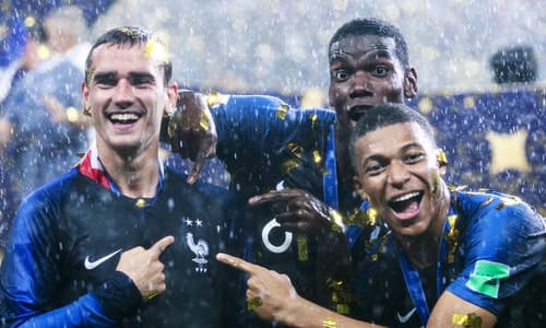 2018 World Cup final, France players