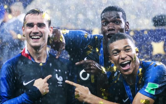 2018 World Cup final, France players