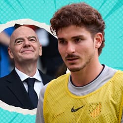 Julian Alvarez, Gianni Infantino