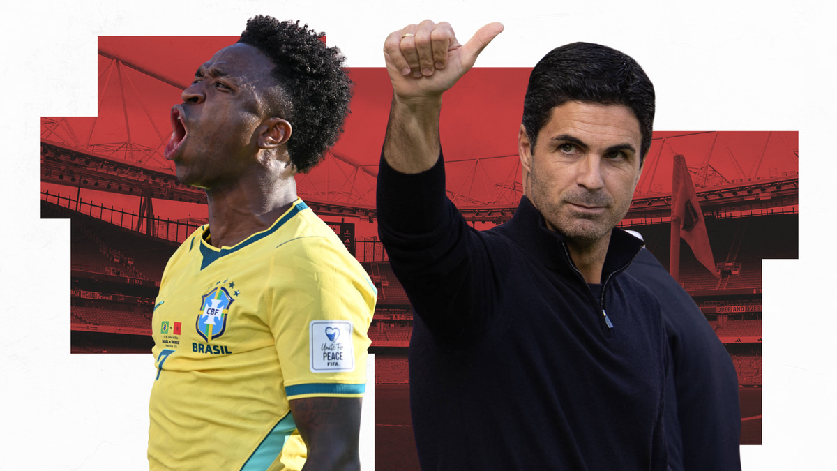 Arsenal Vinicius Junior Mikel Arteta