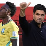 Arsenal Vinicius Junior Mikel Arteta