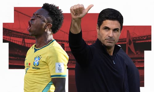 Arsenal Vinicius Junior Mikel Arteta