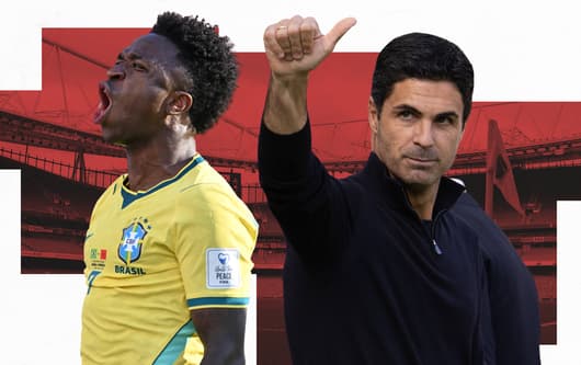 Arsenal Vinicius Junior Mikel Arteta