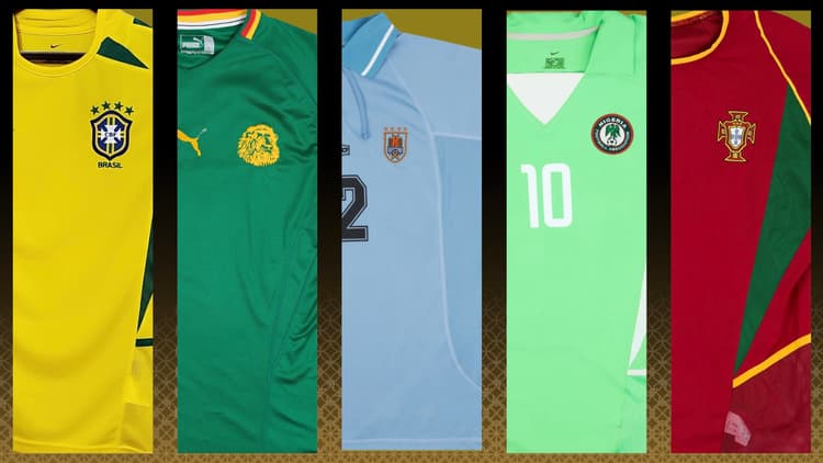 Retro World Cup kits