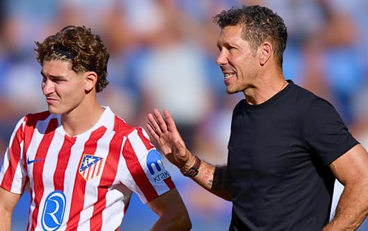 Julian Alvarez, Diego Simeone, Atletico Madrid, 2025/26