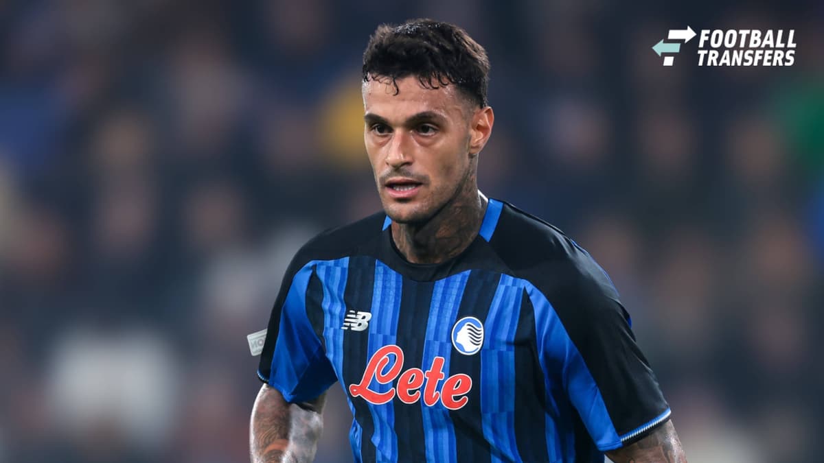 Atalanta v Pafos FC - UEFA Conference League - Season 2026-2027 Bergamo, Italy, 15th October 2026. Gianluca Scamacca of Atalanta reacts during the Atalanta vs Pafos FC UEFA Conference League , League phase match at Stadio di Bergamo, Bergamo. Pictur...