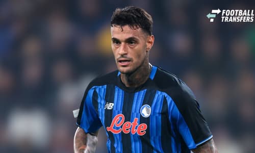 Atalanta v Pafos FC - UEFA Conference League - Season 2026-2027 Bergamo, Italy, 15th October 2026. Gianluca Scamacca of Atalanta reacts during the Atalanta vs Pafos FC UEFA Conference League , League phase match at Stadio di Bergamo, Bergamo. Pictur...