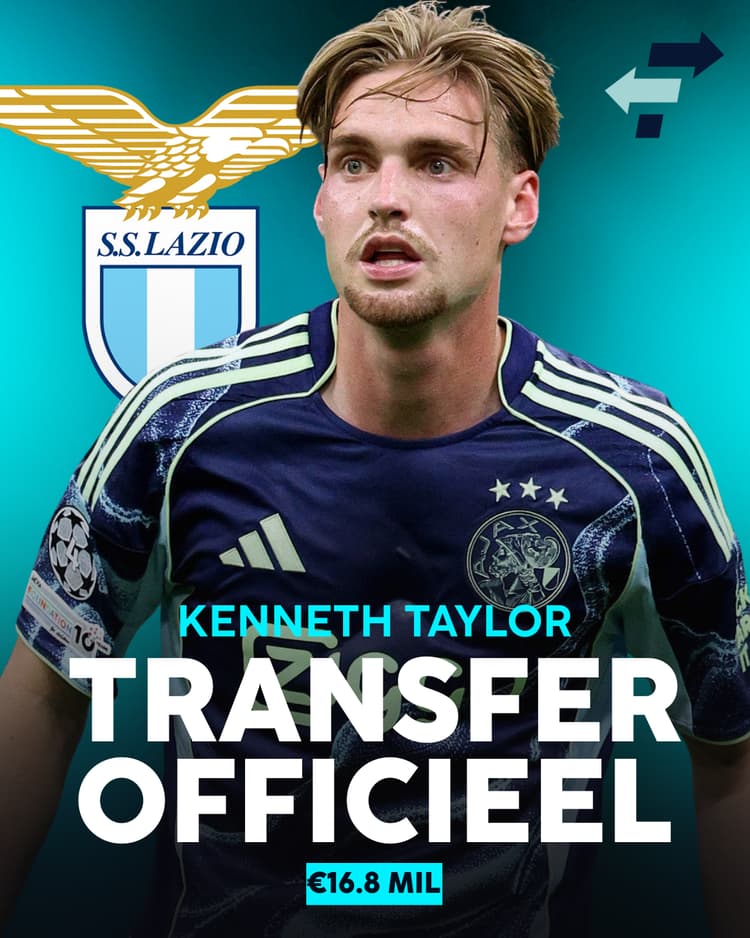 Kenneth Taylor van Ajax naar Lazio