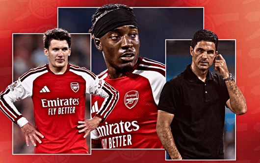 Christos Tzolis, Noni Madueke, Mikel Arteta, Arsenal