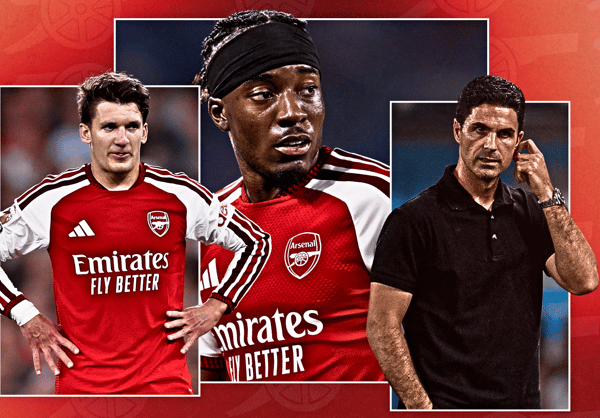 Christos Tzolis, Noni Madueke, Mikel Arteta, Arsenal