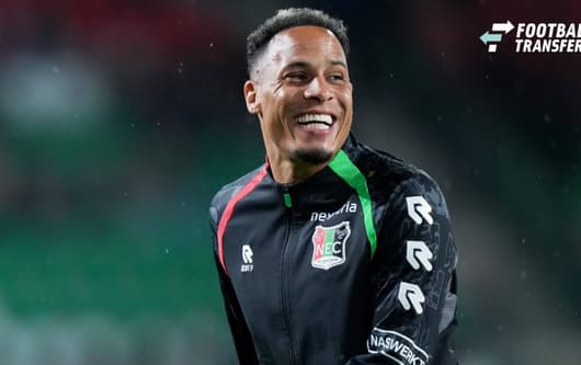 NIJMEGEN , 18-10-2026 , Stadium De Goffert , season 2026 2027 , Dutch Eredivisie football , match between NEC Nijmegen and Fortuna Sittard , picture shows NEC Nijmegen player Tjaronn Chery NEC - Fortuna Sittard  x208709973x Copyright:
