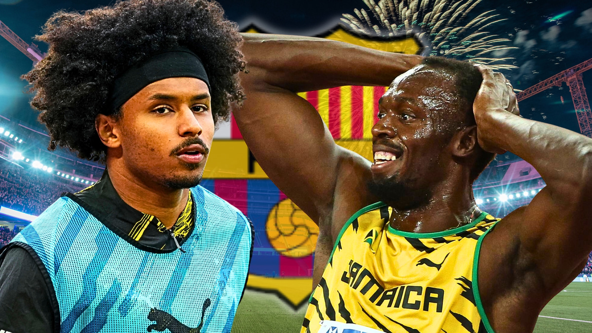 Karim Adeyemi, Usain Bolt, Barcelona