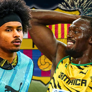 Karim Adeyemi, Usain Bolt, Barcelona