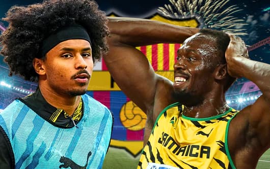 Karim Adeyemi, Usain Bolt, Barcelona