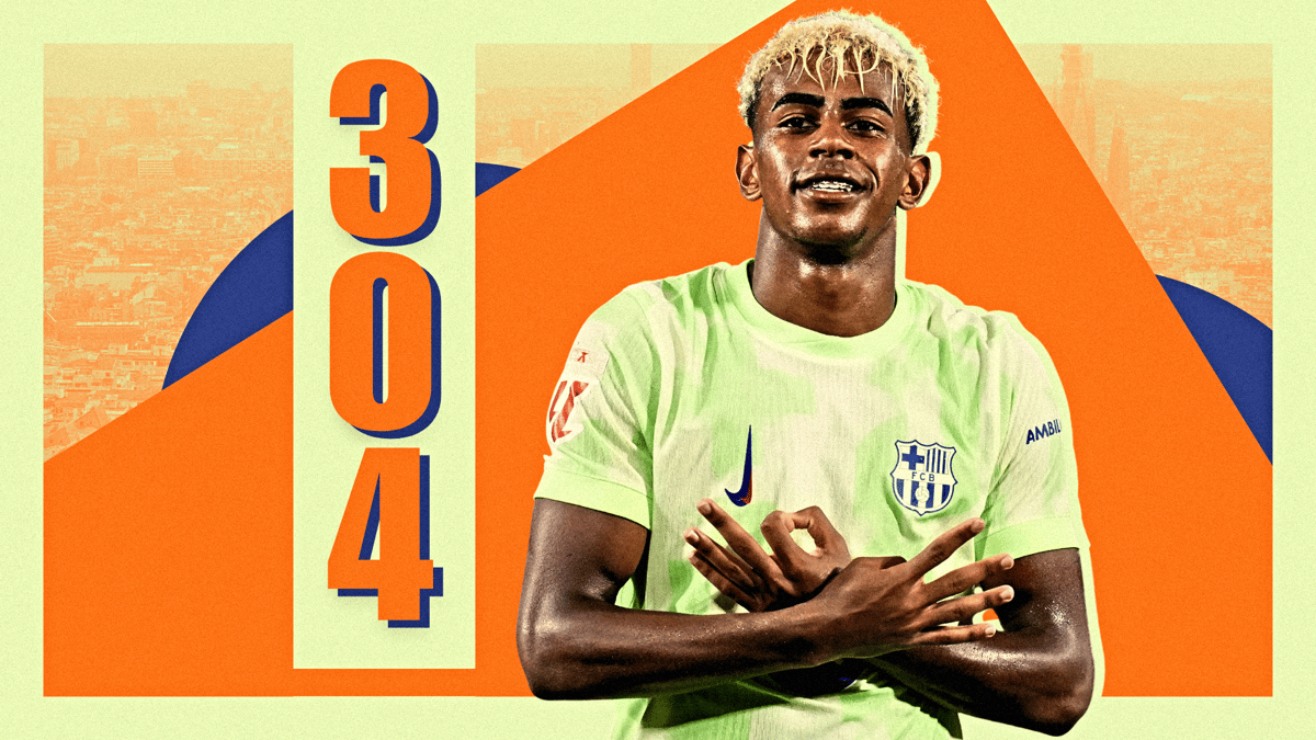 Lamine Yamal, Barcelona, celebration, 304