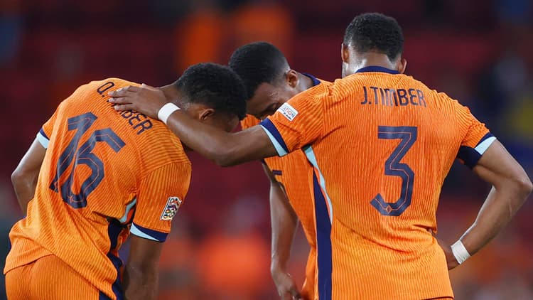 Quinten Timber and Jurrien Timber on Netherlands duty