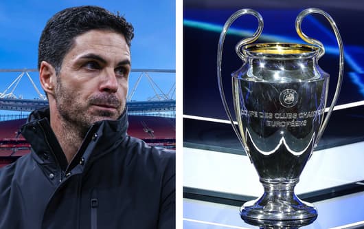 Mikel Arteta Arsenal Champions League