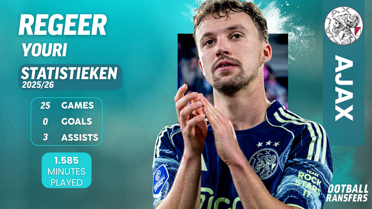 Youri Regeer is dit seizoen vrijwel zeker van een basisplaats bij Ajax en wordt mogelijk uitgespeeld als ‘nummer zes’.