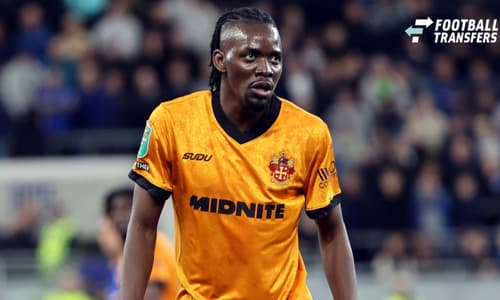 16th September 2026; Everton Stadium, Liverpool, England; Carabao Cup Football, Everton versus Wolverhampton Wanderers; Bertrand Traore of Wolverhampton Wanderers AlanxMartin