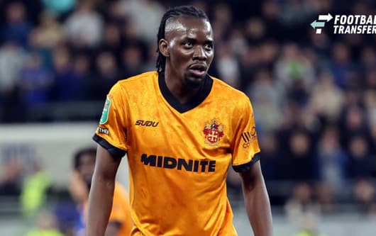 16th September 2026; Everton Stadium, Liverpool, England; Carabao Cup Football, Everton versus Wolverhampton Wanderers; Bertrand Traore of Wolverhampton Wanderers AlanxMartin