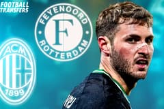 Santiago Giménez, Feyenoord, AC Milan