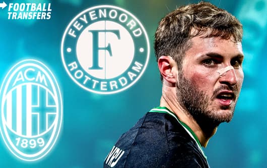 Santiago Giménez, Feyenoord, AC Milan