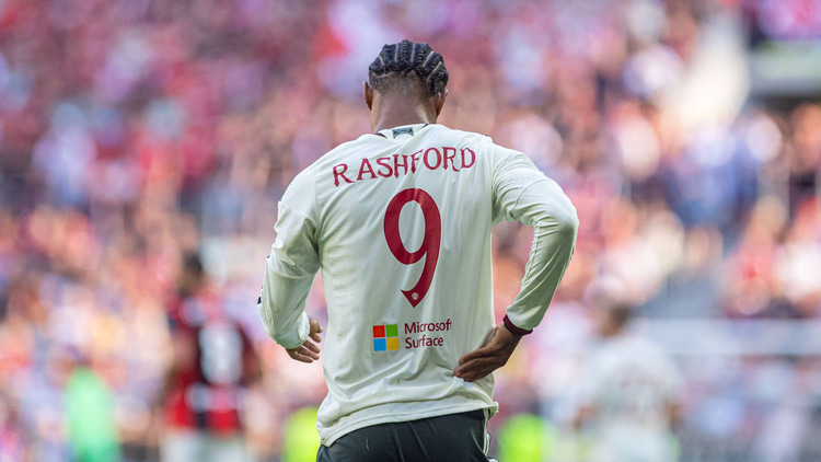 Marcus Rashford will wear the No.9 jersey for Man Utd in 2026/27